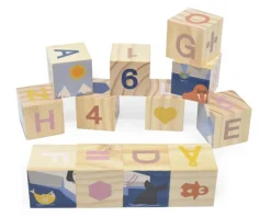 Magni Klodser med Bogstaver - FSC®- Træklodser