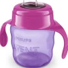 Philips Avent Kop med blød drikketud, 200 ml. - Lilla- Træningskopper Og Flasker