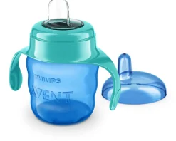 Philips Avent Kop med blød drikketud, 200 ml. - Blå- Træningskopper Og Flasker