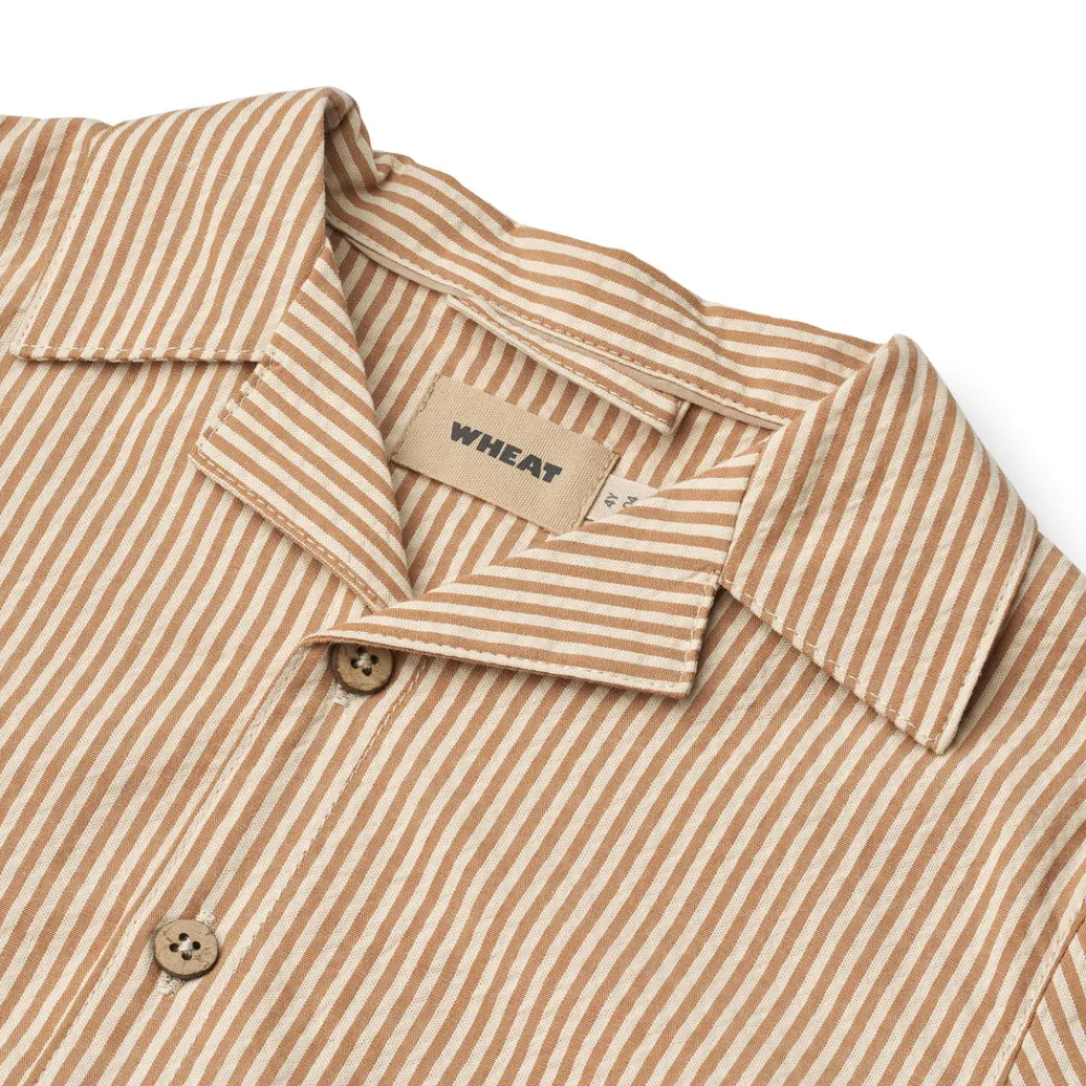 Wheat Kortærmet Skjorte Anker - 5078- Skjorter
