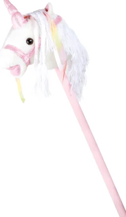SMALL FOOT Kæphest Hvid enhjørning- Rolleleg
