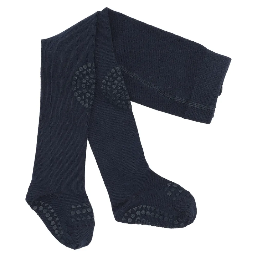 GOBABYGO Kravle Strømpebukser - NAVY BLUE- Strømpebukser