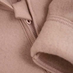 HUTTEliHUT Køredragt m. ører Uld Fleece - Mahogany Rose- Køredragter|Ulddragter