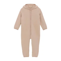 HUTTEliHUT Køredragt m. ører Uld Fleece - Mahogany Rose- Køredragter|Ulddragter