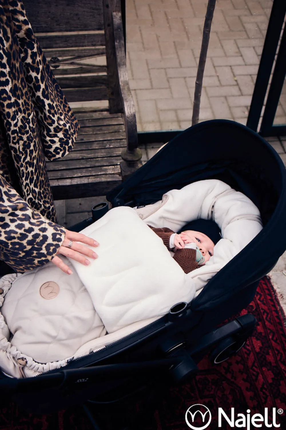 Najell Kørepose - oat beige- Køreposer