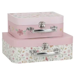 Little Dutch Kuffertsæt Fairy Garden pink- Rolleleg