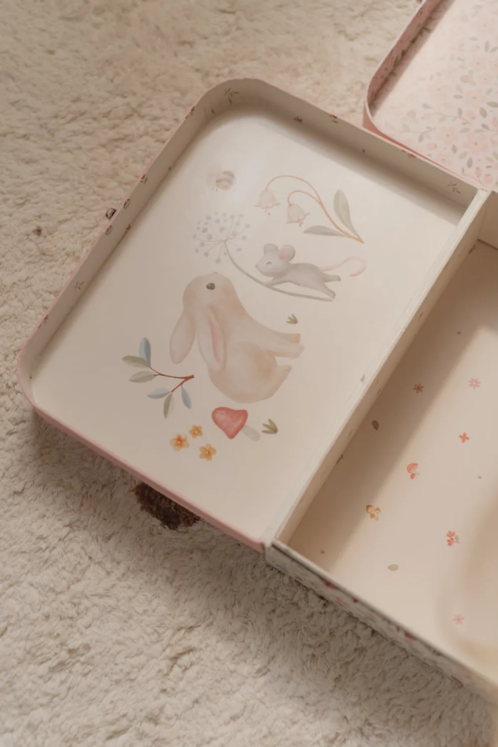 Little Dutch Kuffertsæt Fairy Garden pink- Rolleleg