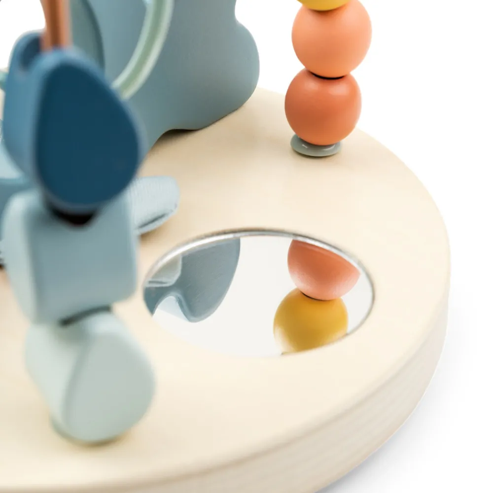 Done By Deer Kuglelabyrint Wally Blå- Trælegetøj