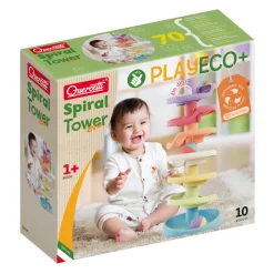QUERCETTI Kugletårn af bioplast med raslebolde- Kuglebaner