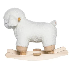 Bloomingvillemini Laasrith Gyngehest, hvid- Hoppedyr & Gyngeheste