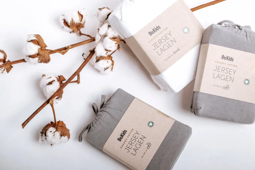 BeKids Lagen til lift 38x80 - grå-Børn Lagner & Vådliggerlagner