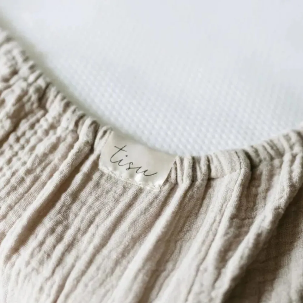 TISU Lagen 60x120 cm. - sand-Børn Lagner & Vådliggerlagner