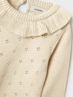 Lil' Atelier Laguna Strik Bluse - Turtledove- Cardigans, Veste & Trøjer