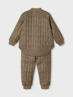 Lil' Atelier Lajuno quiltet sæt - Chinchilla- Termotøj