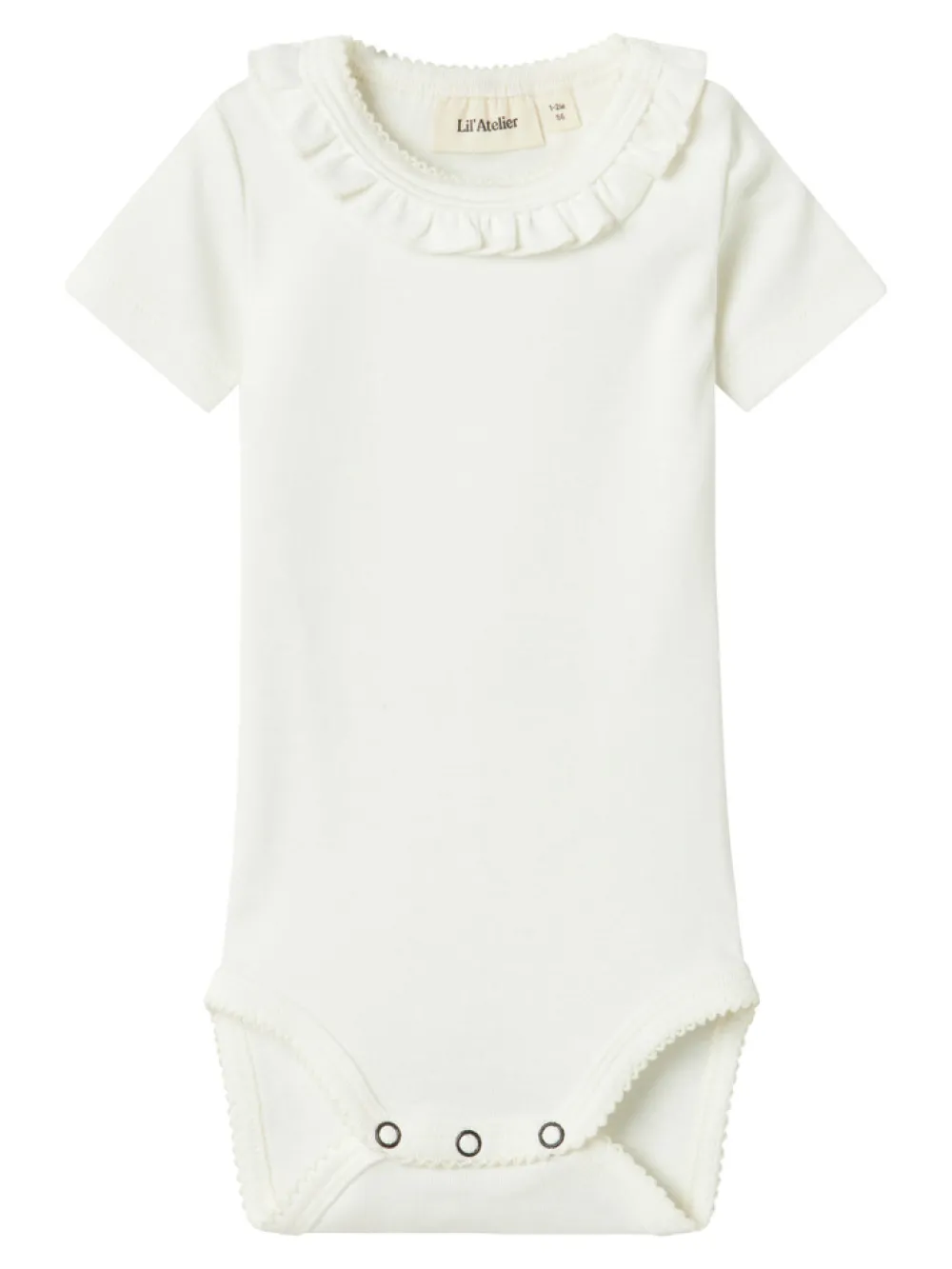 Lil' Atelier Lalo tem kortærmet slim body - COCO MILK- Bodystocking Kortærmet