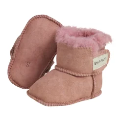 En Fant Lammeskinds futter - Old rose- Futter