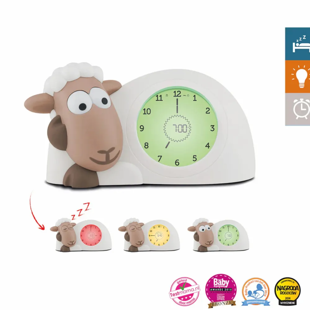 ZAZU Lampe/Sleep Trainer Sam - Brun-Børn Lamper