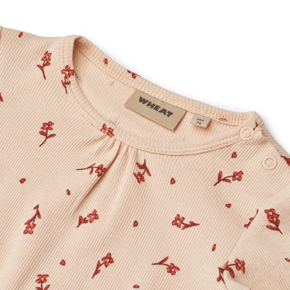 Wheat Langærmet Body Elmine - 9439- Bodystocking Langærmet