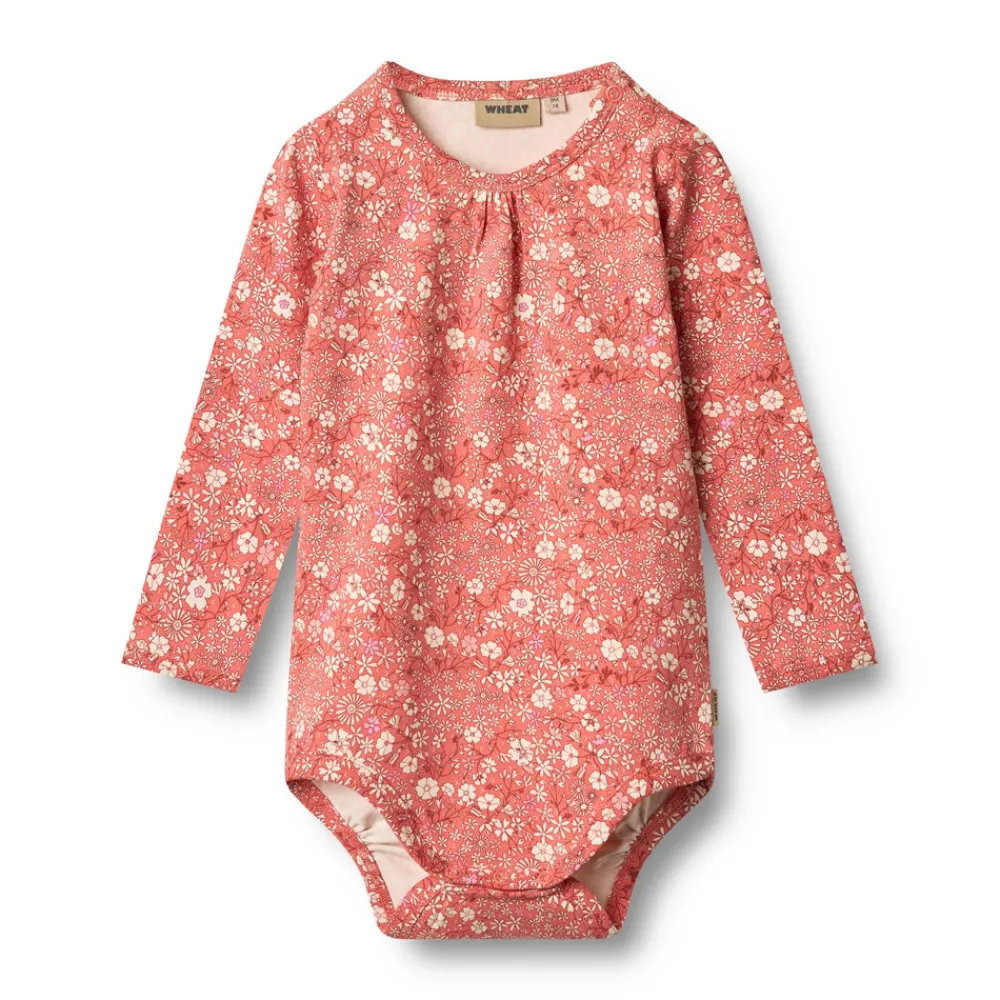 Wheat Langærmet Body Liv - 9422- Bodystocking Langærmet