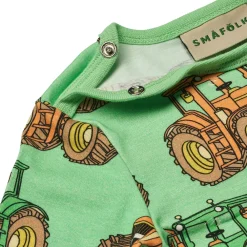 Småfolk Langærmet heldragt med traktorer - 828- Heldragter U. Fod