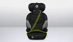 Lionelo Lars i-size - black grey- Autostole 100-150 Cm (4-12 År)