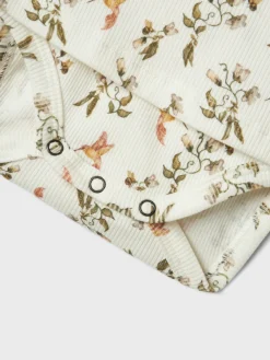 Lil' Atelier Lavo eki kortærmet body kjole - COCO MILK- Kjoler