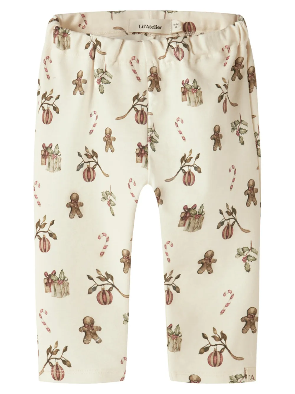 Lil' Atelier Layo Gan Bukser - Turtledove- Juletøj|Bukser