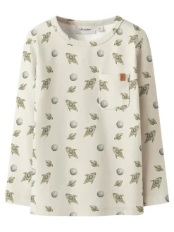 Lil' Atelier Layo Geo Bluse - Turtledove- Bluser