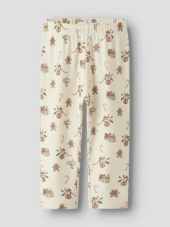 Lil' Atelier Layo Git Nattøj Sæt - Turtledove- Juletøj|Nattøj & Natkjoler