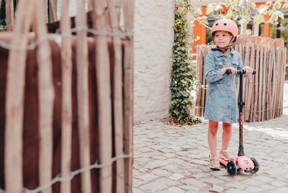 SCOOTRIDE Løbehjul Highwaykick 3 LED Peach- Løbehjul & Rulleskøjter