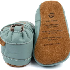 Mikk-Line Læder Slipper - 3D - GREEN BAY- Hjemmesko