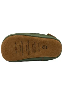 Mikk-Line Læder Slipper - 3D - Thyme- Hjemmesko