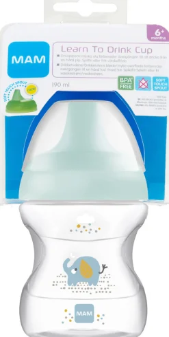 MAM Learn To Drink Cup 190ml Blue- Service