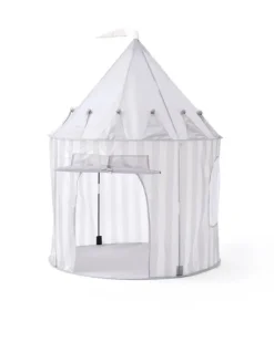 KIDSCONCEP Legetelt,Grå med striber,100x130cm- Legetelte & Tipier