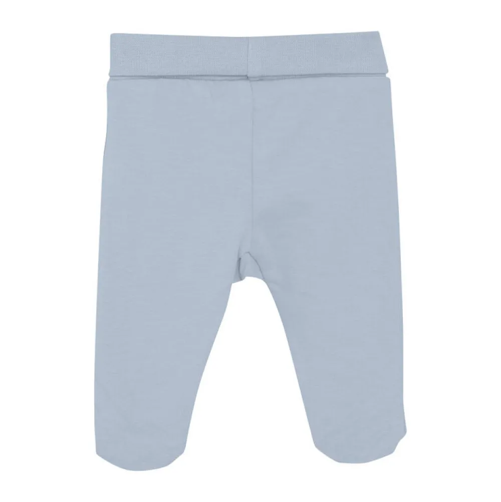 Fixoni Leggings m. fødder - SOLID - Zen Blue- Præmatur Tøj|Bukser