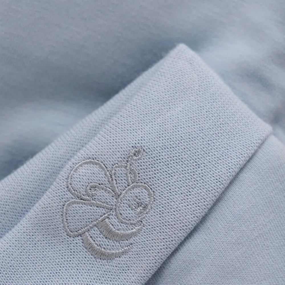 Fixoni Leggings m. fødder - SOLID - Zen Blue- Præmatur Tøj|Bukser