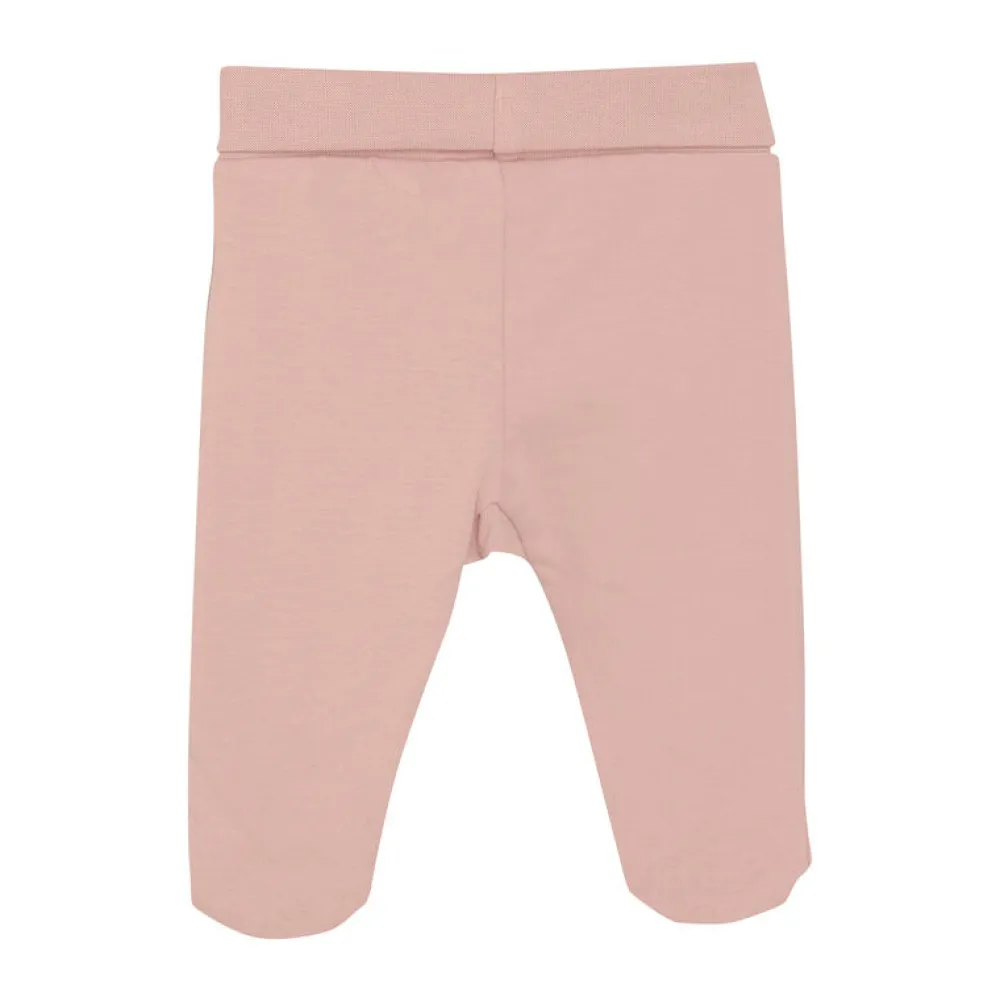Fixoni Leggings m. fødder - SOLID - Pale Mauve- Præmatur Tøj|Bukser