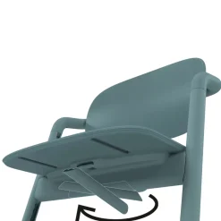 Cybex Lemo højstol - stone blue-Børn Højstole Uden Tilbehør