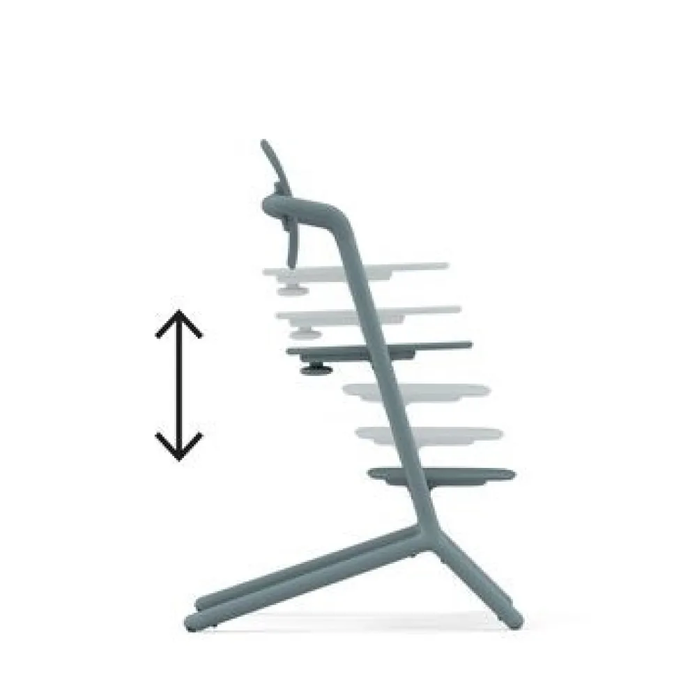 Cybex Lemo højstol - stunning black-Børn Højstole Uden Tilbehør