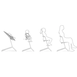 Cybex Lemo højstol 4in1 sæt - all white-Børn Højstole Med Tilbehør
