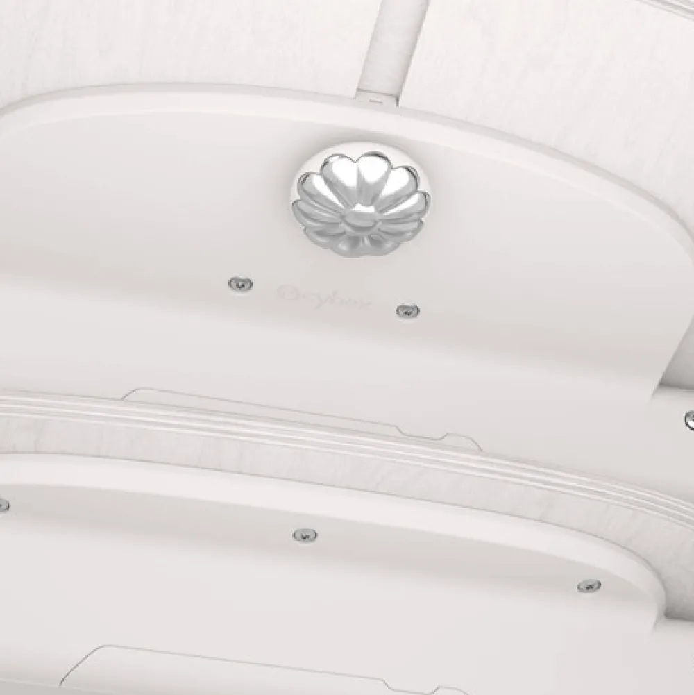 Cybex Lemo Platinum højstol, hvid-Børn Højstole Uden Tilbehør