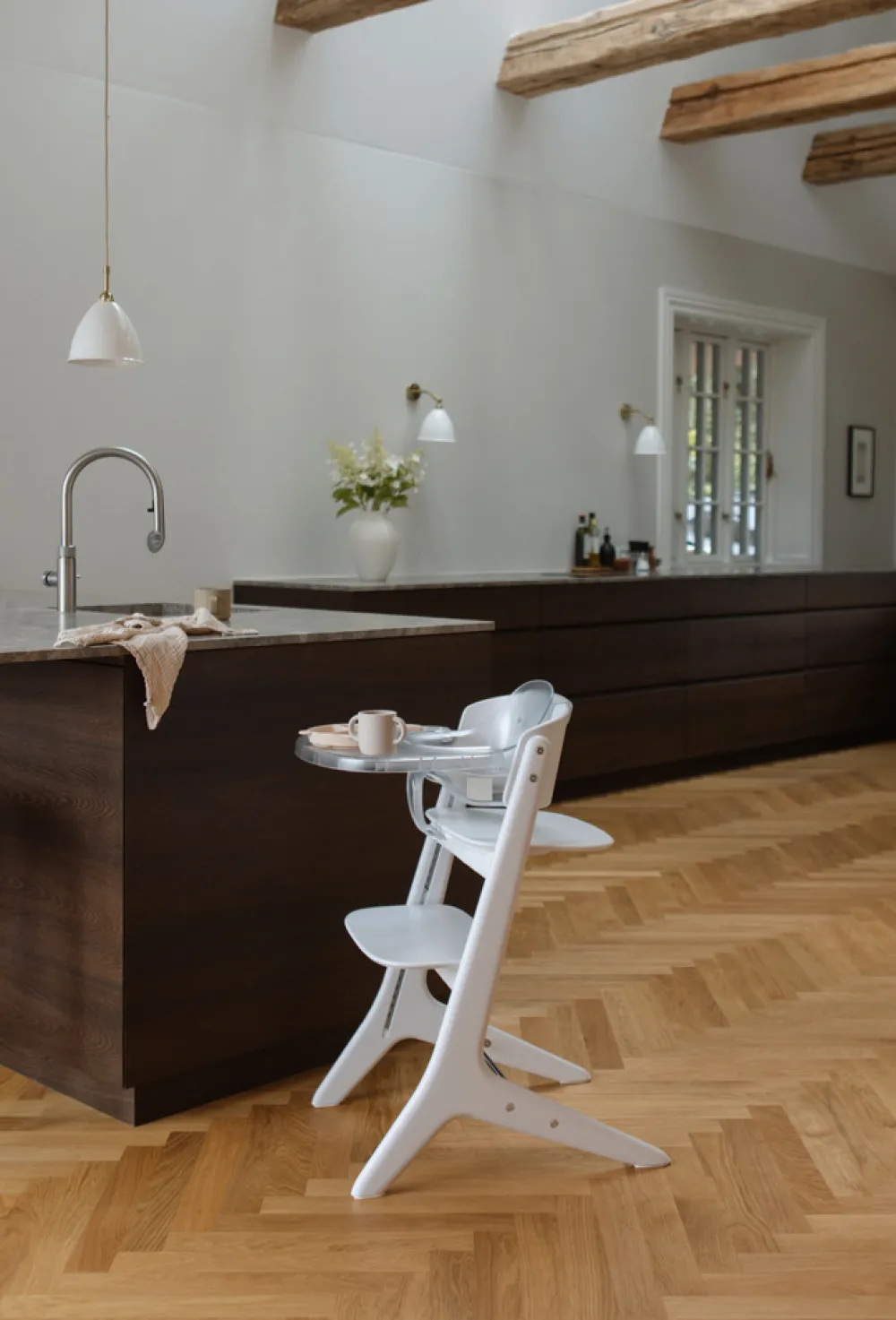 Cybex Lemo Platinum højstol 4in1 sæt, hvid-Børn Højstole Med Tilbehør