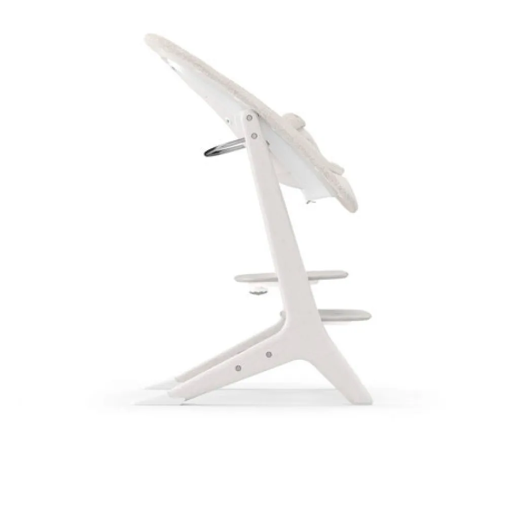 Cybex Lemo Platinum højstol 4in1 sæt, hvid-Børn Højstole Med Tilbehør