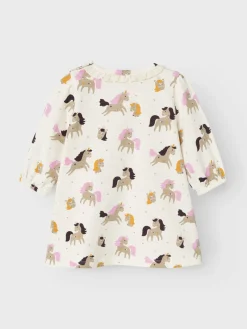 NAME IT Leni langærmet kjole - JET STREAM- Kjoler