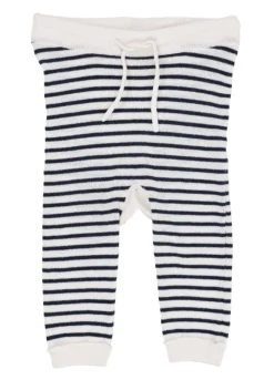 Copenhagen Colors Let strikket leggings m. striber - NAVY- Leggings