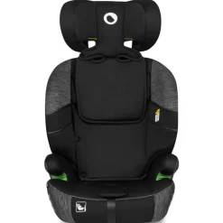 Lionelo Levi One I-size - black grey- Autostole 76-150 Cm (15 Mdr.-12 År)