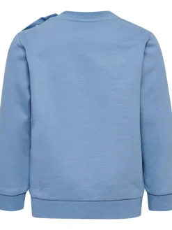 hummel Lime sweatshirt - FADED DENIM- Bluser