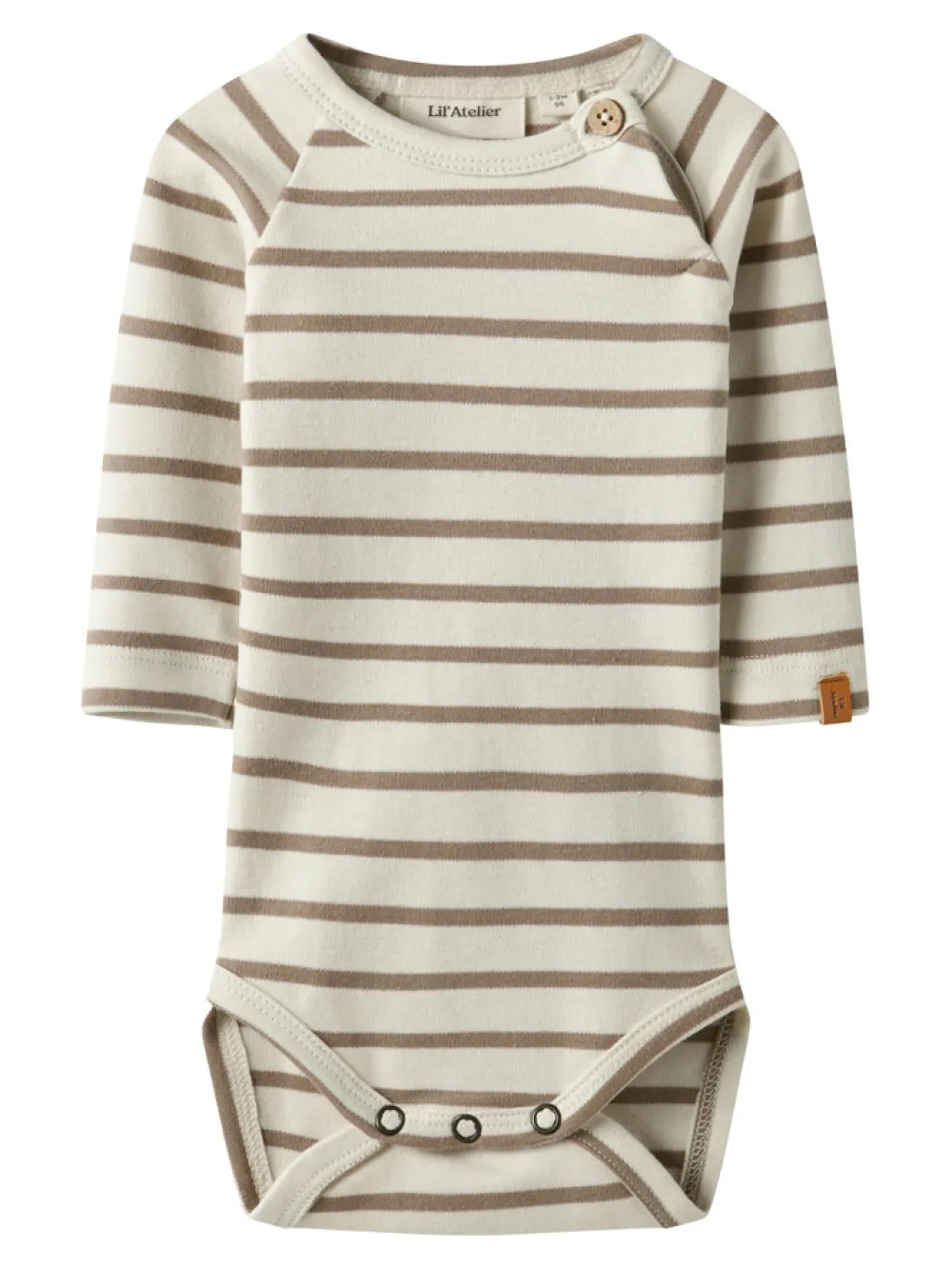 Lil' Atelier Limia Langærmet Body - Turtledove- Bukser