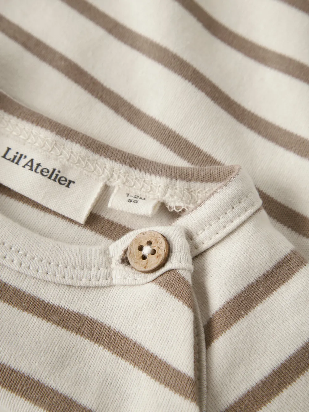 Lil' Atelier Limia Langærmet Body - Turtledove- Bukser