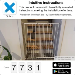 BabyDan LIVA - hvid- Sikkerhedsgitre